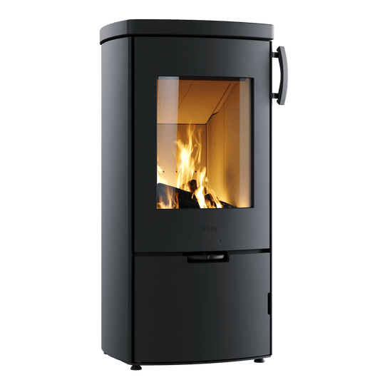 Heta Icon-line Eclipse Complete Soapstone (4.9kW) Wood Burning Stove - No