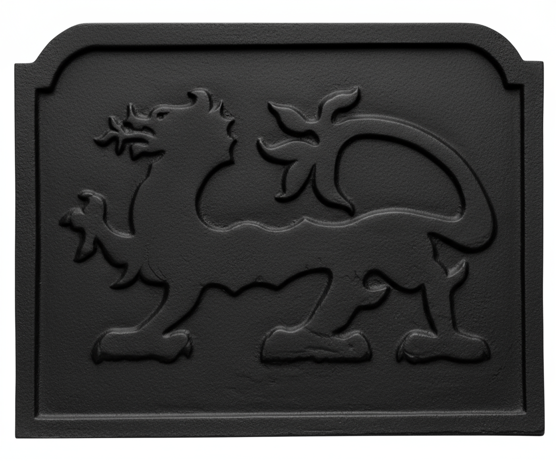 FB009 Welsh Dragon Cast Iron Fireback