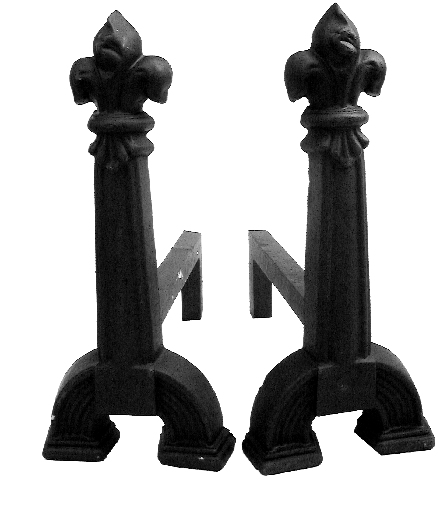 FB103 Large French firedogs