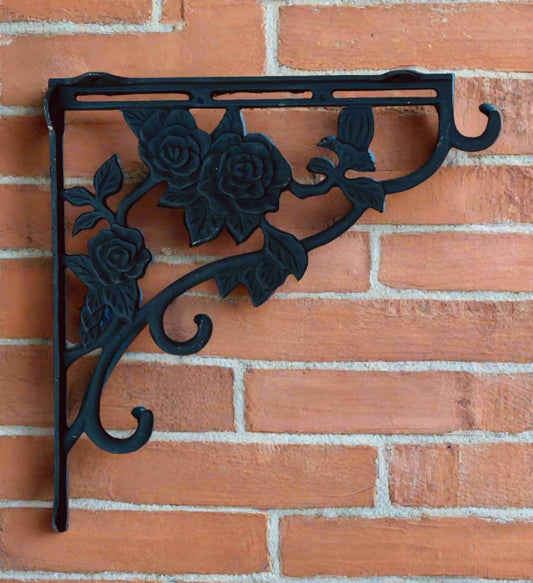 BR147A  25cm Cast iron hanging basket bracket
