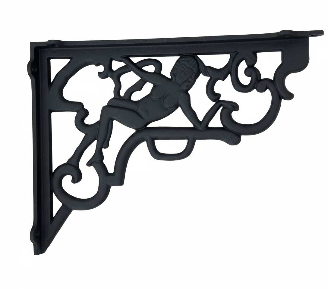 BR0026 44 x 34cm Heavy Duty Cast Iron Bracket