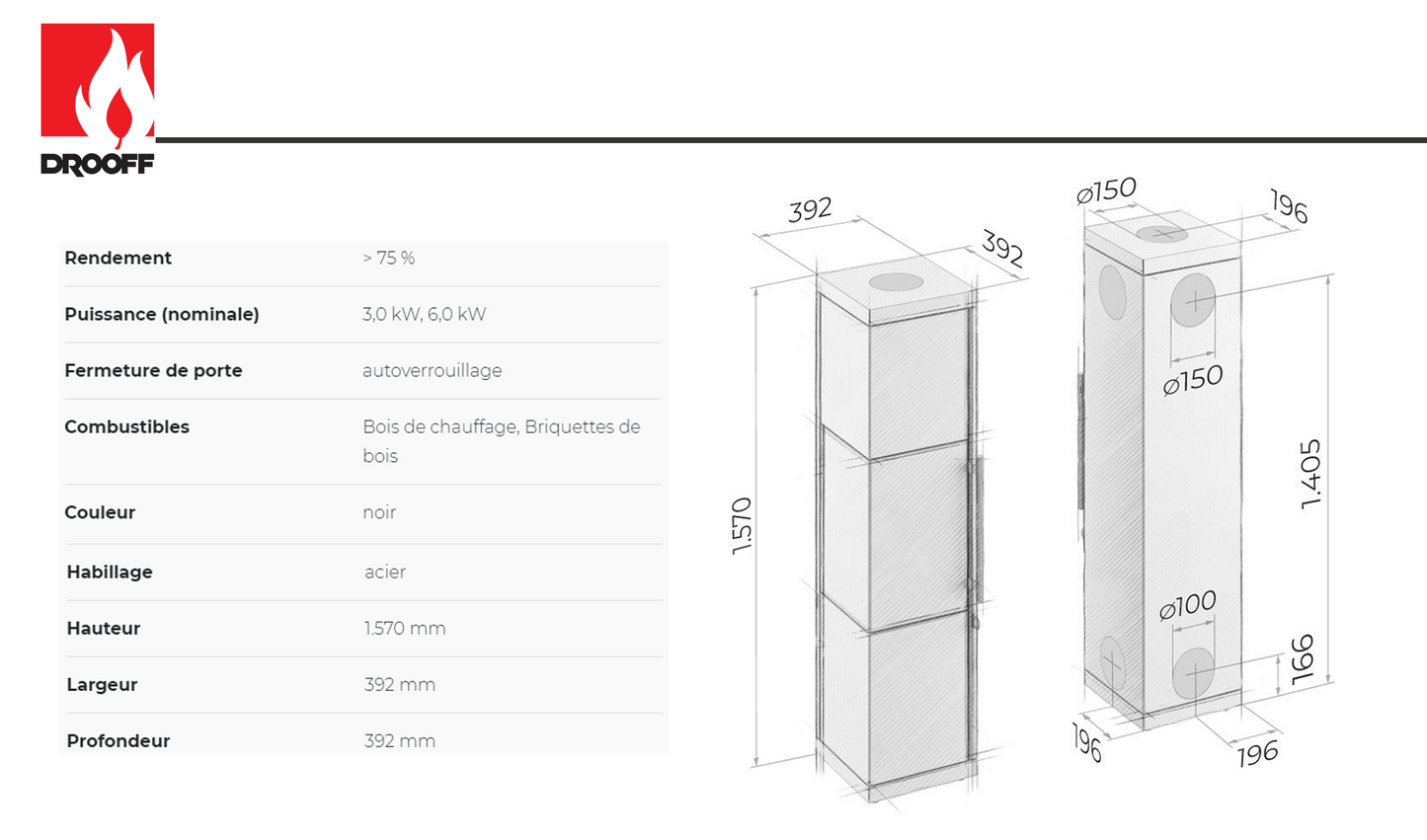 Drooff Livera 2L (5kW) -ex-display*