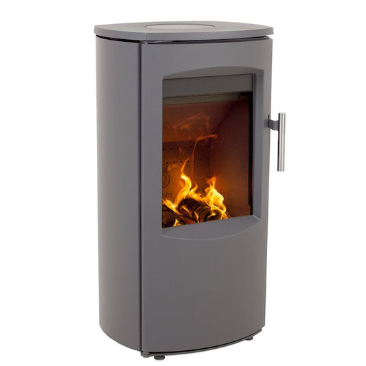 Heta Scan-line 7B Soapstone Top Wood Burning Stove - Rear