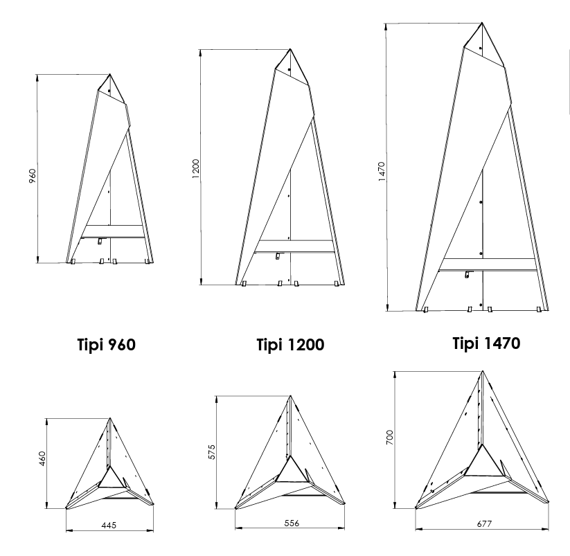 Heta Tipi Outdoor Fire - Large