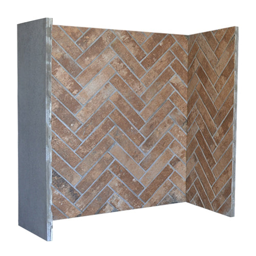 London Sunset Red Brick Chamber Set - Herringbone