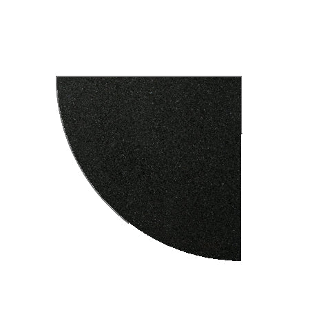 Honed Granite Quadrant Hearth - 1000mm x 1000mm / Yes