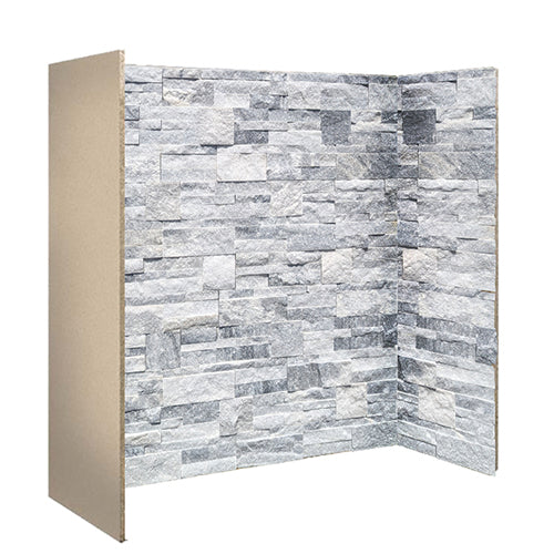 Silver/white Block Slate Chamber Set