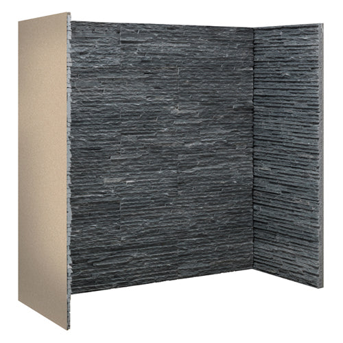 Charcoal Slate Waterfall Chamber Set