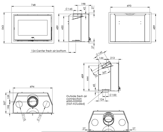 Heta Vista S Insert (5kW)