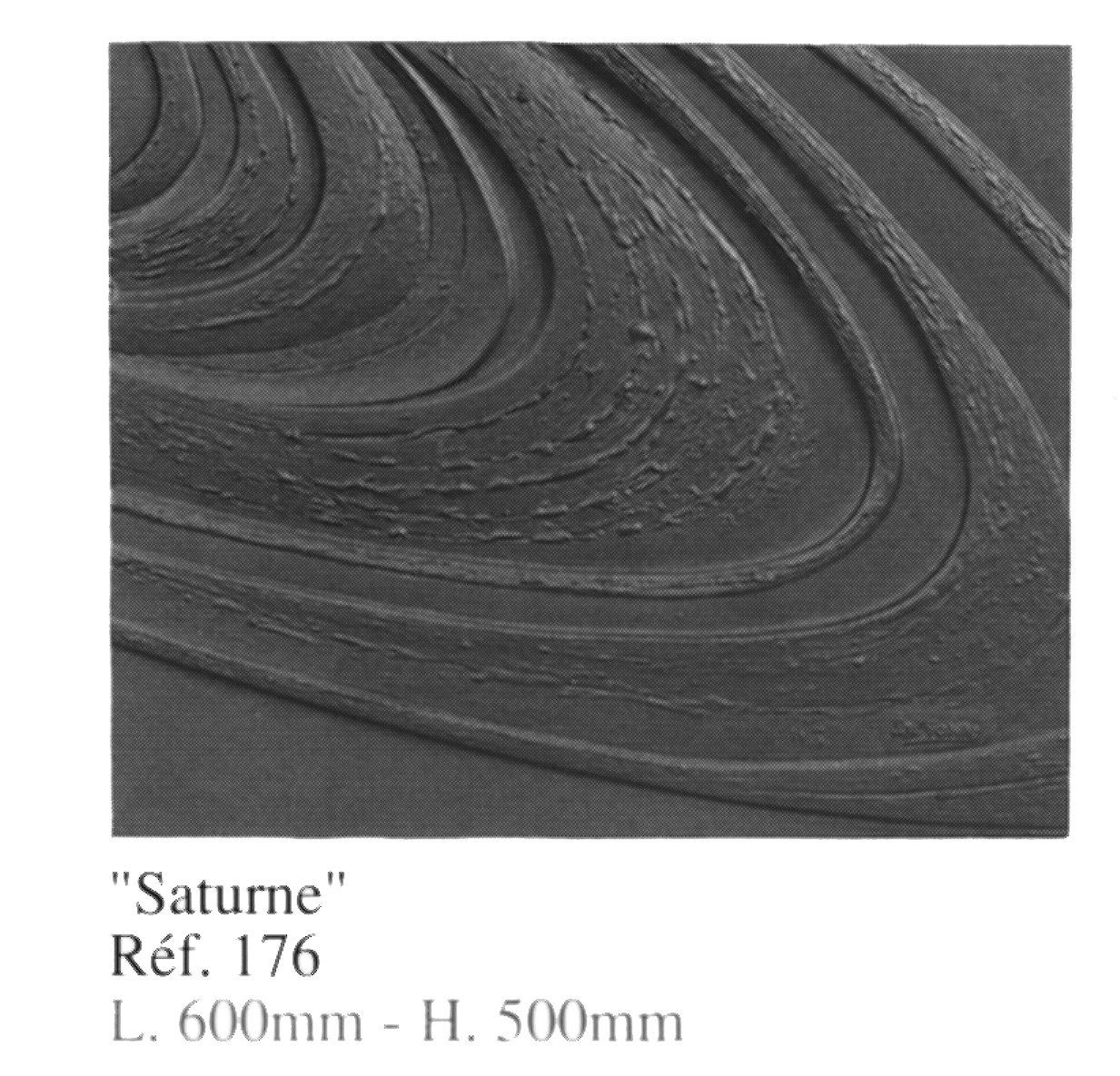 FFB0176 Saturn fireback 600x500mm