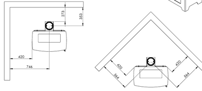 Heta Inspire 55H With Cooking Plate *Rear Flue Only*