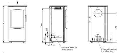 Heta Scan-Line 7B Soapstone Top