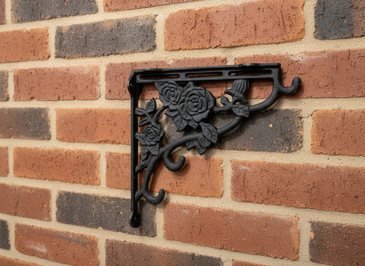 BR147A 25cm Cast Iron Hanging Basket Bracket