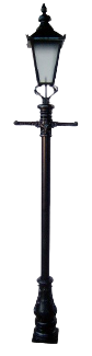 Cast Iron Lamp Post (8ft)