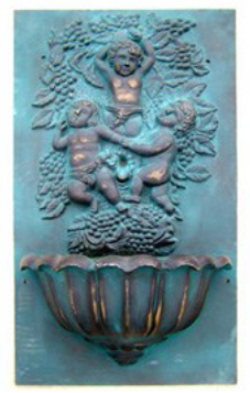 Cast Iron 3 Cherubs Fountain