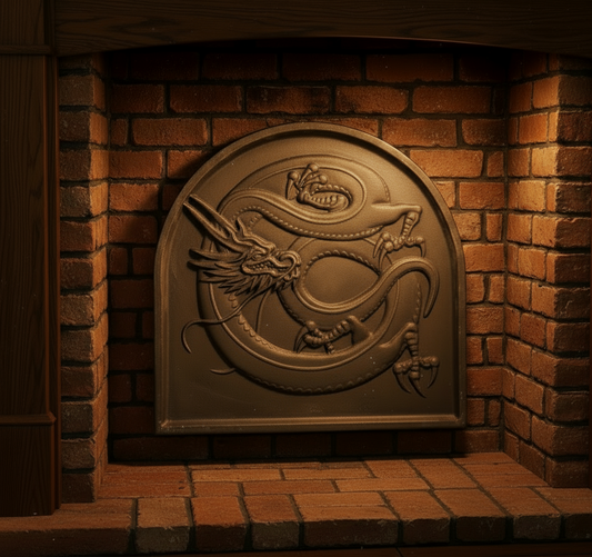 FB016 Chinese Dragon fireback