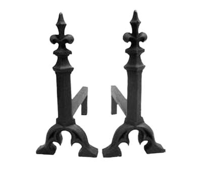 FB100 Small Gothic Firedogs
