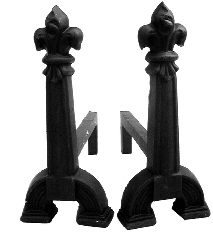 FB103 Large French firedogs
