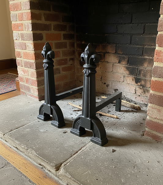 FB101 Small French firedogs