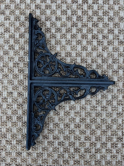 7" double hanging basket bracket