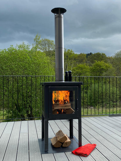 Garden Stove made from Corten Steel