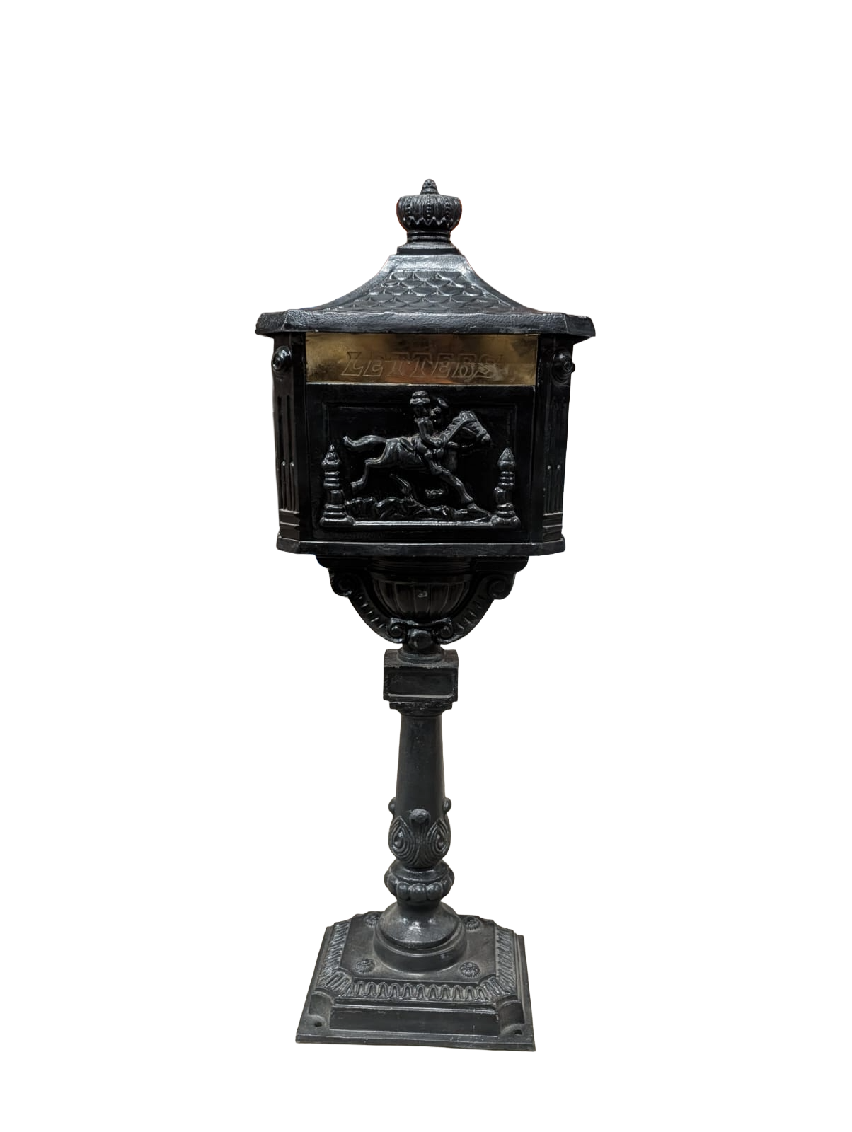 Cast Iron Pedestal Post Box