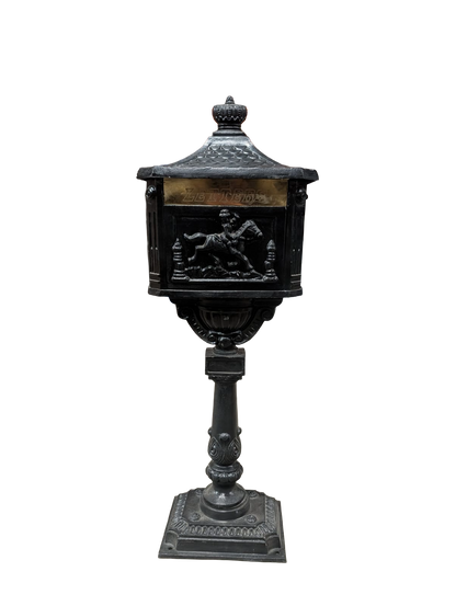 Cast Iron Pedestal Post Box