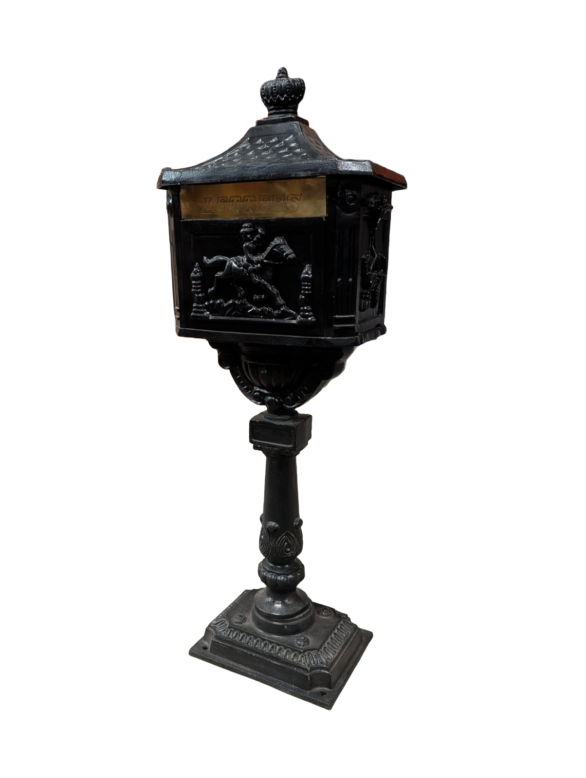 Cast Iron Pedestal Post Box