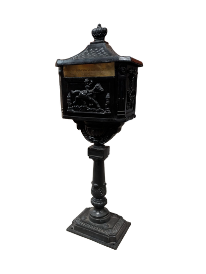 Cast Iron Pedestal Post Box