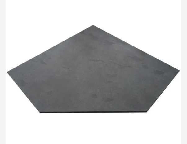 Honed Slate Pentagon Hearth