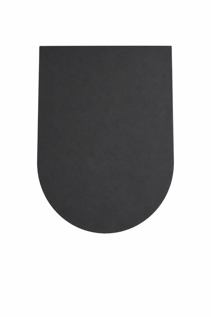 Premium Italian Honed D Shaped Slate Hearth