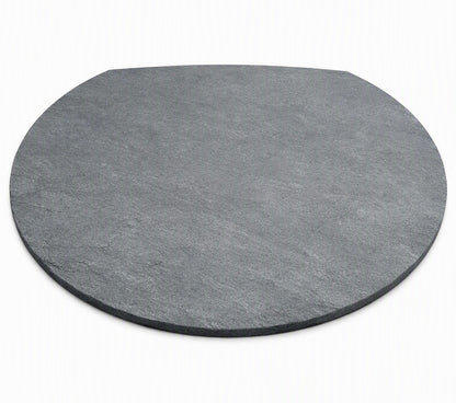 Honed Slate Circular Truncated Hearth