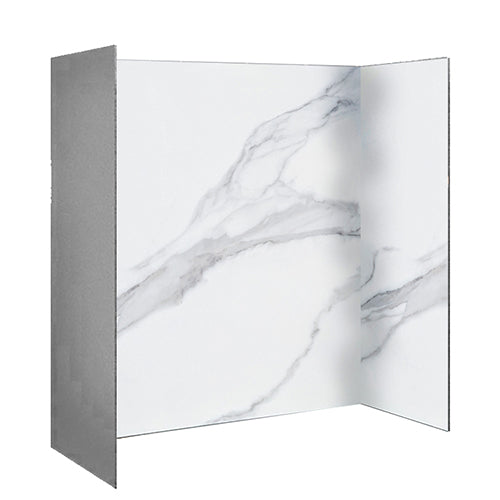 Calcutte White Sintered Stone Chamber Set