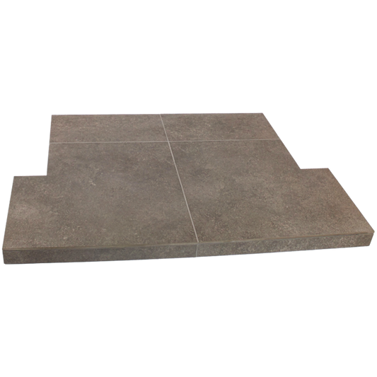 Eco Concrete Grigio Tiled hearth