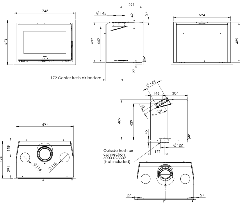 Heta Vista Insert (7.4kW)